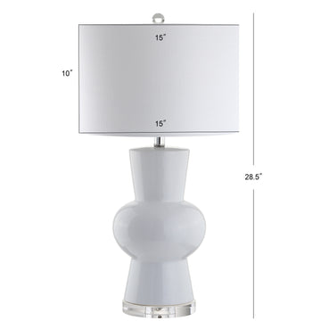 Julia 28.5" Ceramic LED Table Lamp - JONATHAN Y